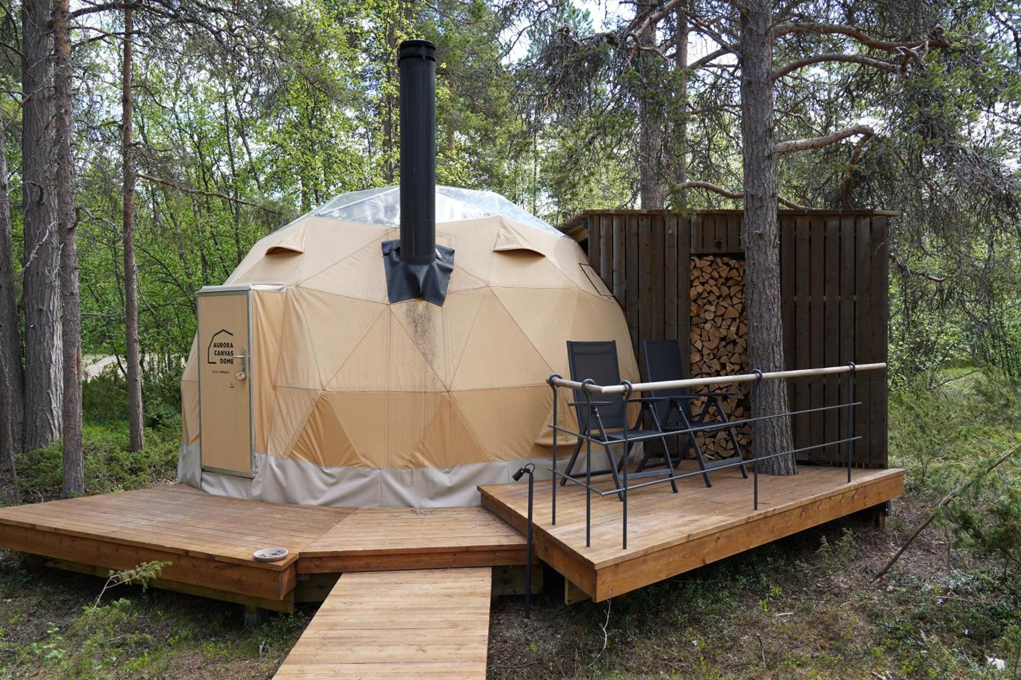 Glod Aurora Canvas Dome Alta Bagian luar foto